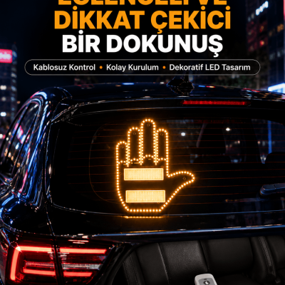 Uzaktan Kumandalı Çok Fonksiyonlu Araç Led Işığı