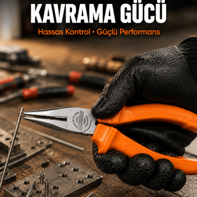 Uzun İnce Çeneli Profesyonel Kargaburun Dayanıklı Çelik El Aleti