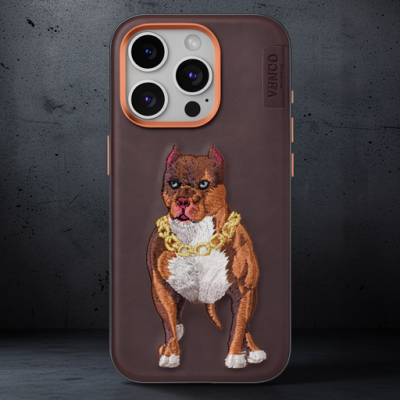 Venco Apple İphone 14 Pro Max Perma Desenli Kapak - Kahverengi