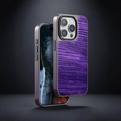 Venco Apple İphone 15 Pro Max Wave Kapak - Derin Mor
