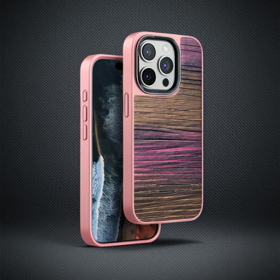 Venco Apple İphone 15 Pro Max Wave Kapak - Pembe