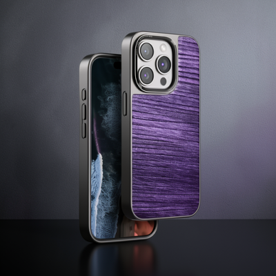 Venco Apple İphone 15 Pro Wave Kapak - Derin Mor