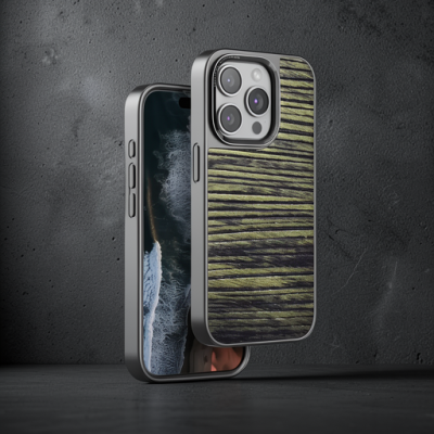Venco Apple İphone 15 Pro Wave Kapak - Koyu Kahve
