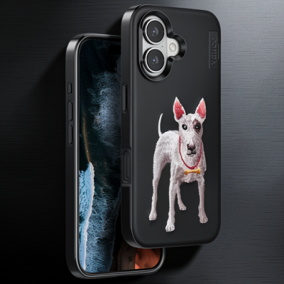 Venco Apple İphone 16 Perma Desenli Kapak - Siyah