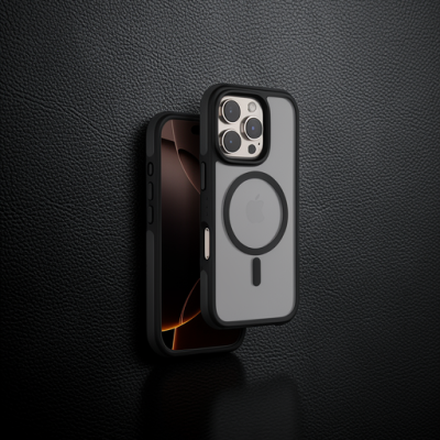 Venco Apple İphone 16 Pro Orbit Magsafe Kapak - Siyah