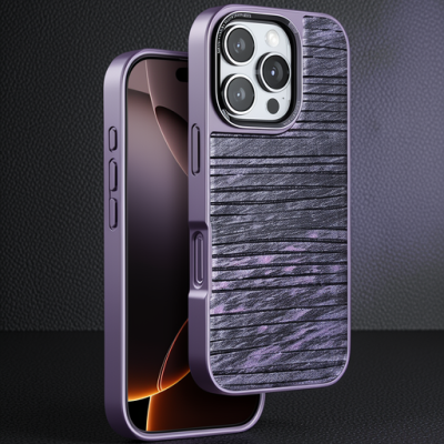 Venco Apple İphone 16 Pro Wave Kapak - Derin Mor