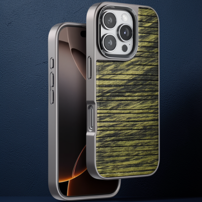 Venco Apple İphone 16 Pro Wave Kapak - Koyu Kahve