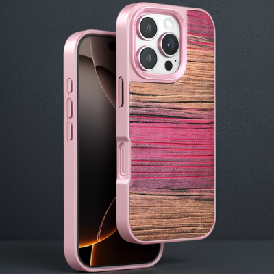 Venco Apple İphone 16 Pro Wave Kapak - Pembe