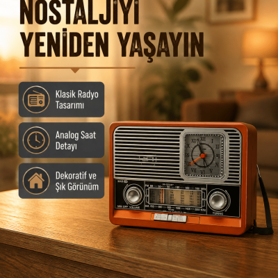 Vintage Radyo – Nostaljik Tasarım ve Modern Teknoloji Bir Arada