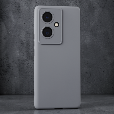 Vivo V29 Lite Kılıf Nano İçi Kadife Silikon - Gri