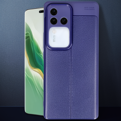 Vivo V30 5g Kılıf Auto Focus Kapak - Lacivert