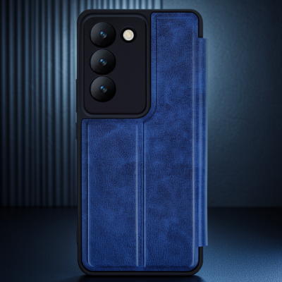 Vivo V30 Lite 4g Kılıf Flip Cover - Lacivert