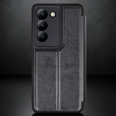 Vivo V30 Lite 4g Kılıf Flip Cover - Siyah