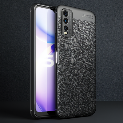 Vivo Y11s Kılıf Auto Focus Kapak - Siyah