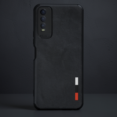 Vivo Y11s Kılıf Loop Deri Silikon - Siyah