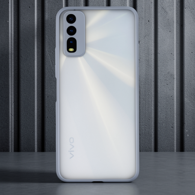 Vivo Y11s Kılıf Montreal Silikon Kapak - Gri