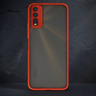 Vivo Y11s Kılıf Montreal Silikon Kapak - Kırmızı