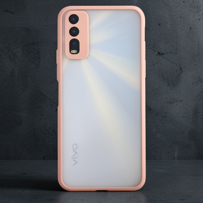 Vivo Y11s Kılıf Montreal Silikon Kapak - Pembe