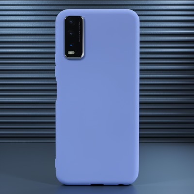 Vivo Y11s Kılıf Nano İçi Kadife Silikon - Lila