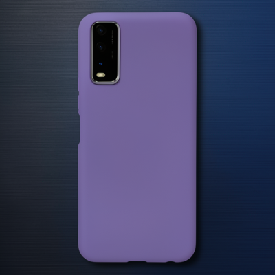 Vivo Y11s Kılıf Nano İçi Kadife Silikon - Mor