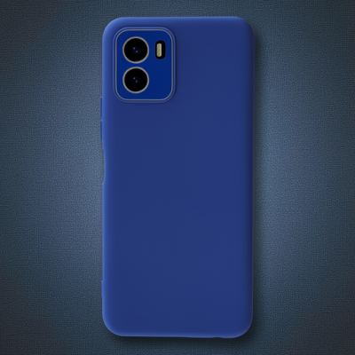 Vivo Y15s Kılıf Lansman Glass Kapak - Sky Blue