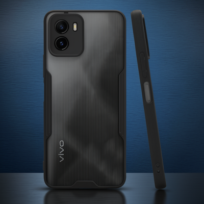Vivo Y15s Kılıf Platin Silikon - Siyah