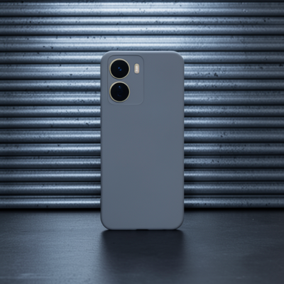 Vivo Y16 Kılıf Nano İçi Kadife Silikon - Gri