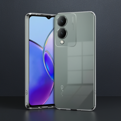 Vivo Y17s Kılıf Lüx Şeffaf Silikon