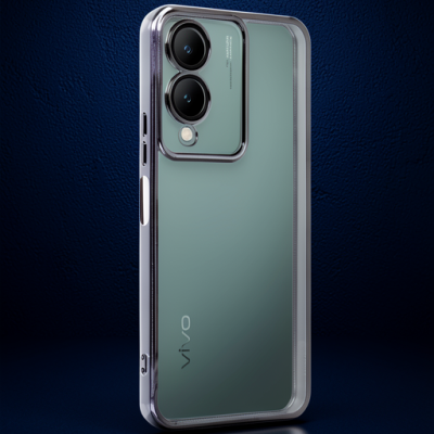 Vivo Y17s Kılıf Razer Lensli Silikon - Siyah