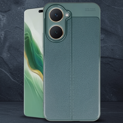 Vivo Y18 Kılıf Auto Focus Kapak - Koyu Yeşil