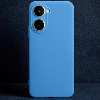 Vivo Y18 Kılıf First Silikon - Mavi