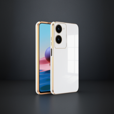 Vivo Y18 Kılıf Volet Silikon - Beyaz