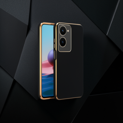 Vivo Y18 Kılıf Volet Silikon - Siyah
