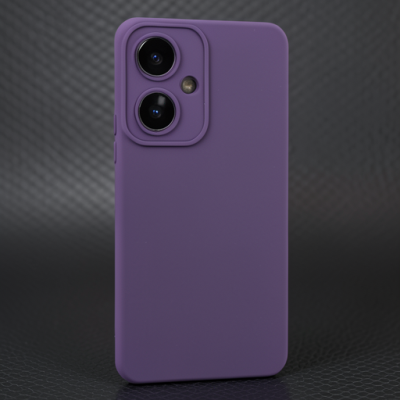 Vivo Y27 Kılıf Nano İçi Kadife Silikon - Mor