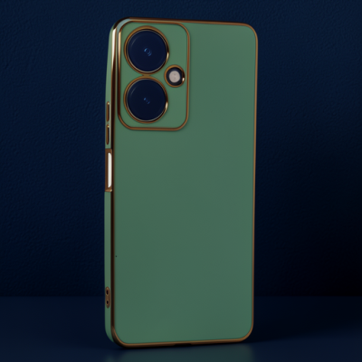 Vivo Y27 Kılıf Volet Silikon - Açık Yeşil
