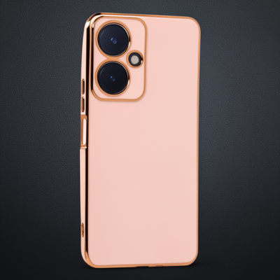 Vivo Y27 Kılıf Volet Silikon - Pembe
