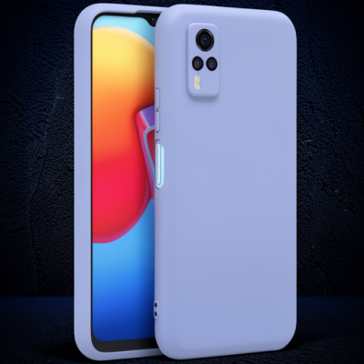 Vivo Y53s Kılıf Nano İçi Kadife Silikon - Lila