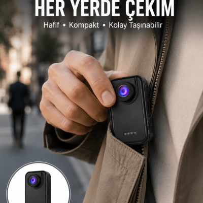Vlog ve Sosyal Medya Çekimleri İçin Kompakt Taşınabilir Kamera Yeni Nesil