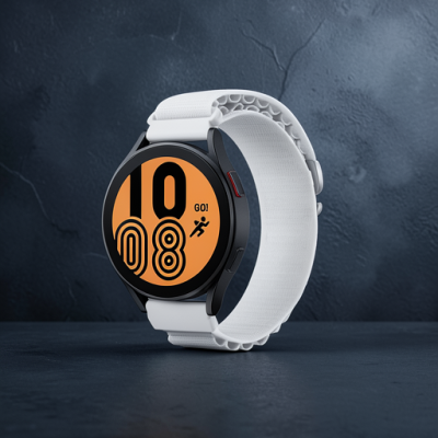 Watch 20mm Kr410 Kumaş Kordon - Beyaz