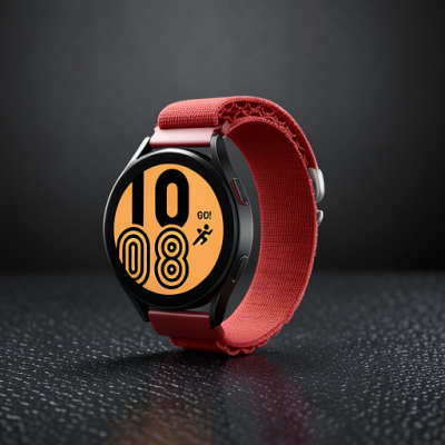 Watch 20mm Kr410 Kumaş Kordon - Kırmızı