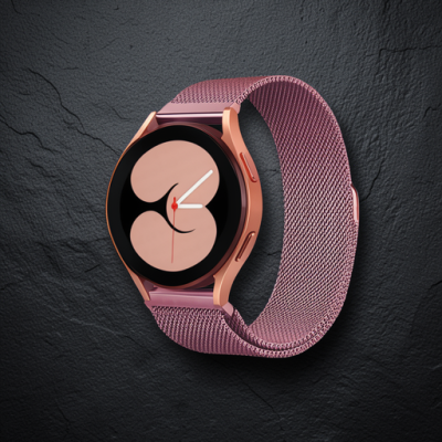 Watch 20mm Metal Mıknatıslı Kordon (saat Değildir) - Rose