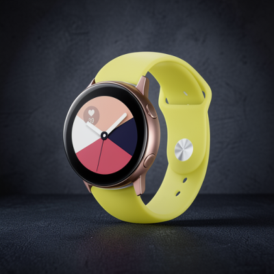 Watch 22mm Klasik Kordon - Sarı