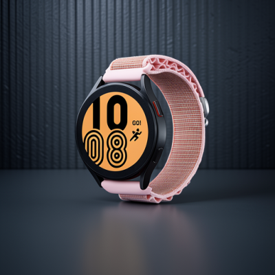 Watch 22mm Kr410 Kumaş Kordon - Pembe