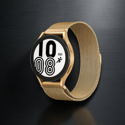 Watch 22mm Metal Mıknatıslı Kordon - Gold