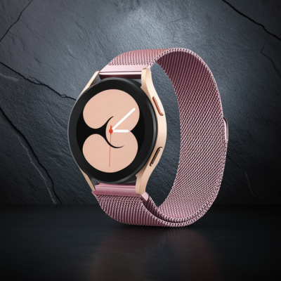 Watch 22mm Metal Mıknatıslı Kordon - Rose