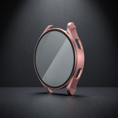 Watch 5 44mm Wall Camlı Kasa Ekran Koruyucu - Rose Gold