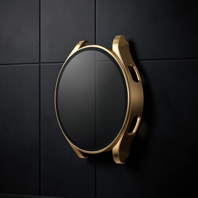 Watch 5 Pro 45mm Wall Camlı Kasa Ekran Koruyucu - Gold