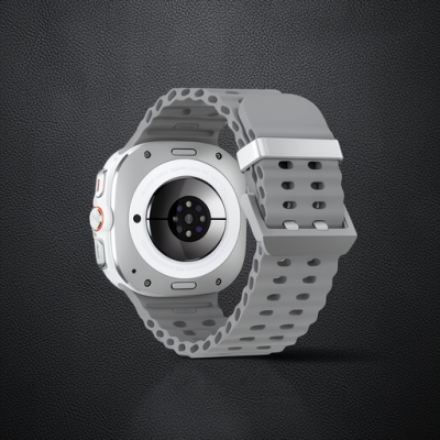Watch 7 Ultra Kr417 Rug Silikon Kordon - Gri
