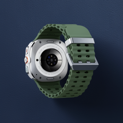 Watch 7 Ultra Kr417 Rug Silikon Kordon - Koyu Yeşil