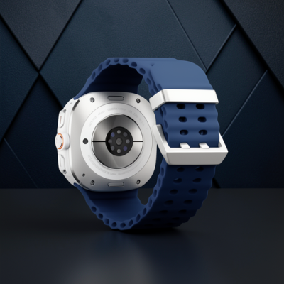 Watch 7 Ultra Kr417 Rug Silikon Kordon - Lacivert